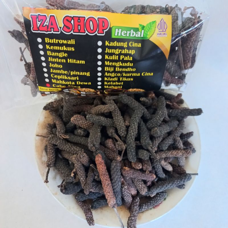 

Buah cabe jamu kering 200gr