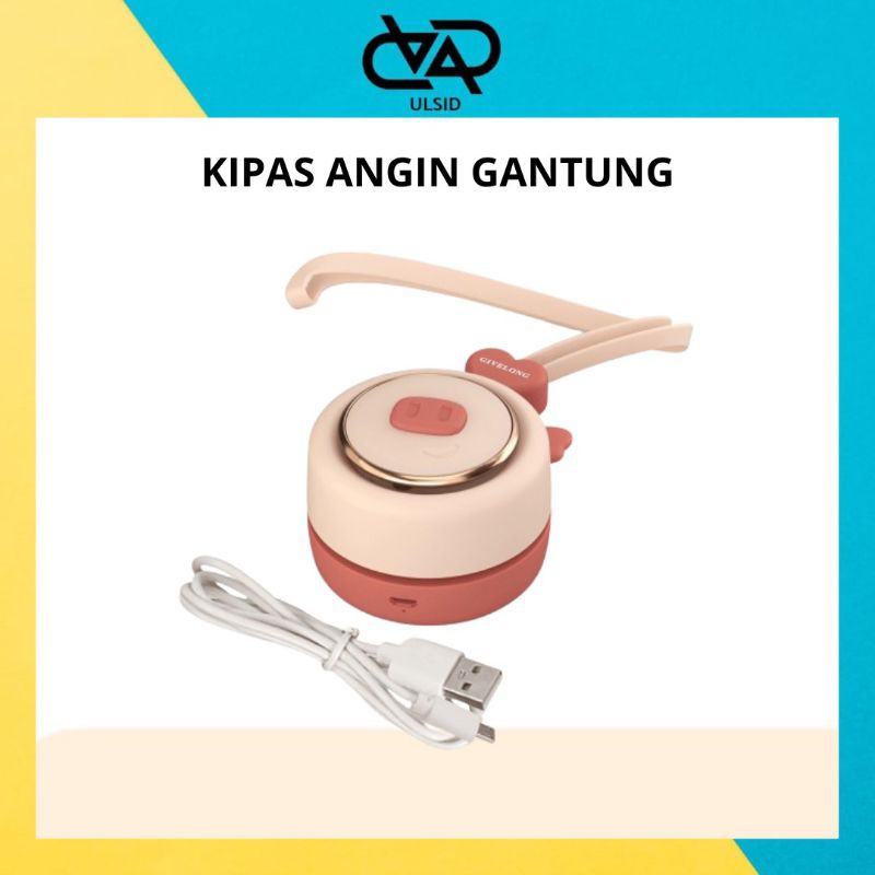 KIPAS ANGIN KALUNG MINI KIPAS ANGIN LEHER