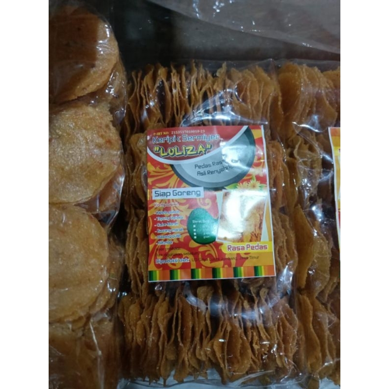 

KRUPUK SAMILER PEDAS MENTAH