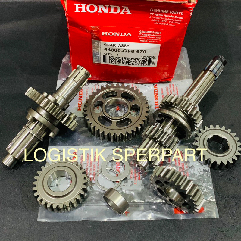 Gigi Rasio Komplit GF6 Honda Win Supra V Supra XX