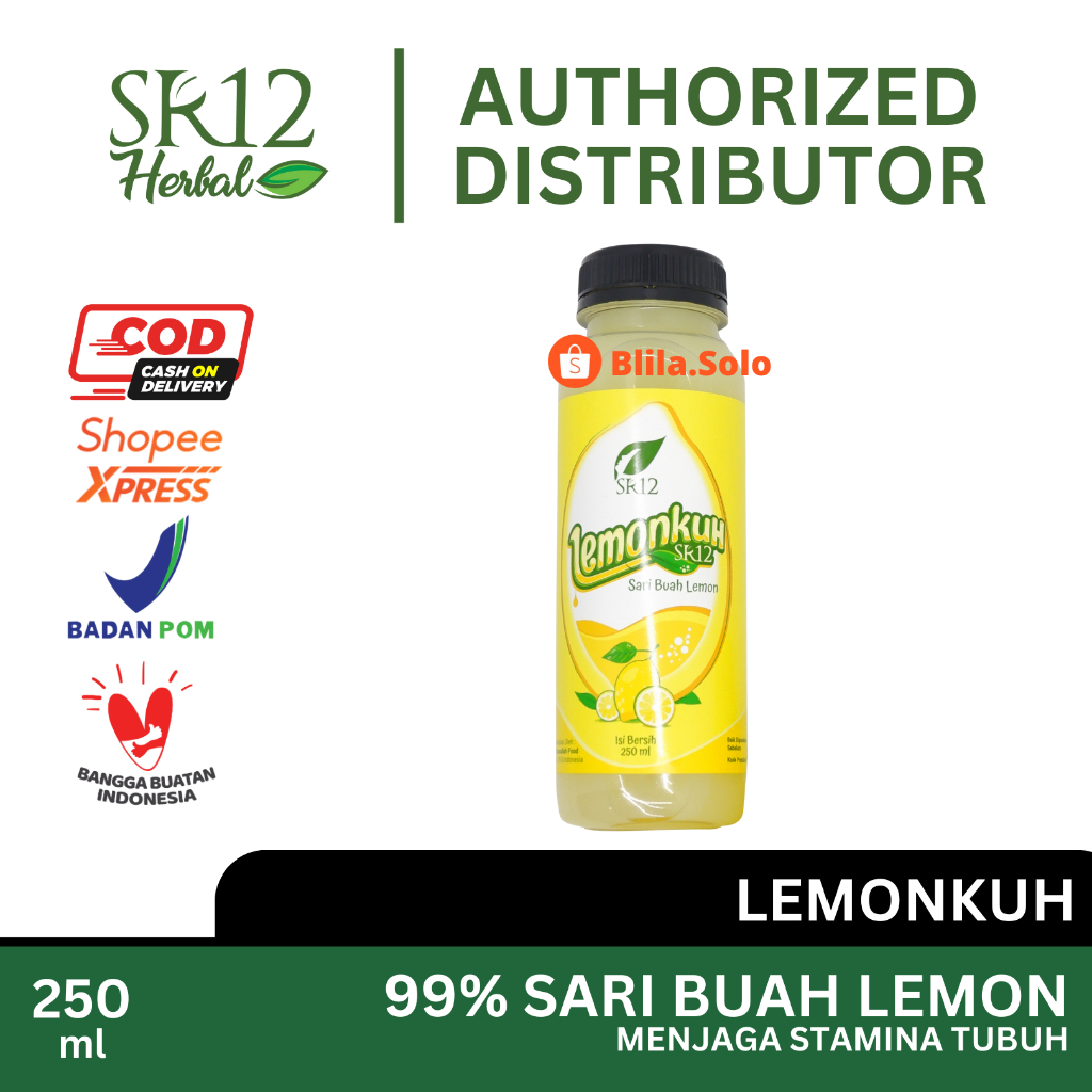 

Lemonkuh 250ml SR12 Sari Buah Lemon Asli Herbal Jaga Daya Tahan Tubuh Diet Alami BPOM