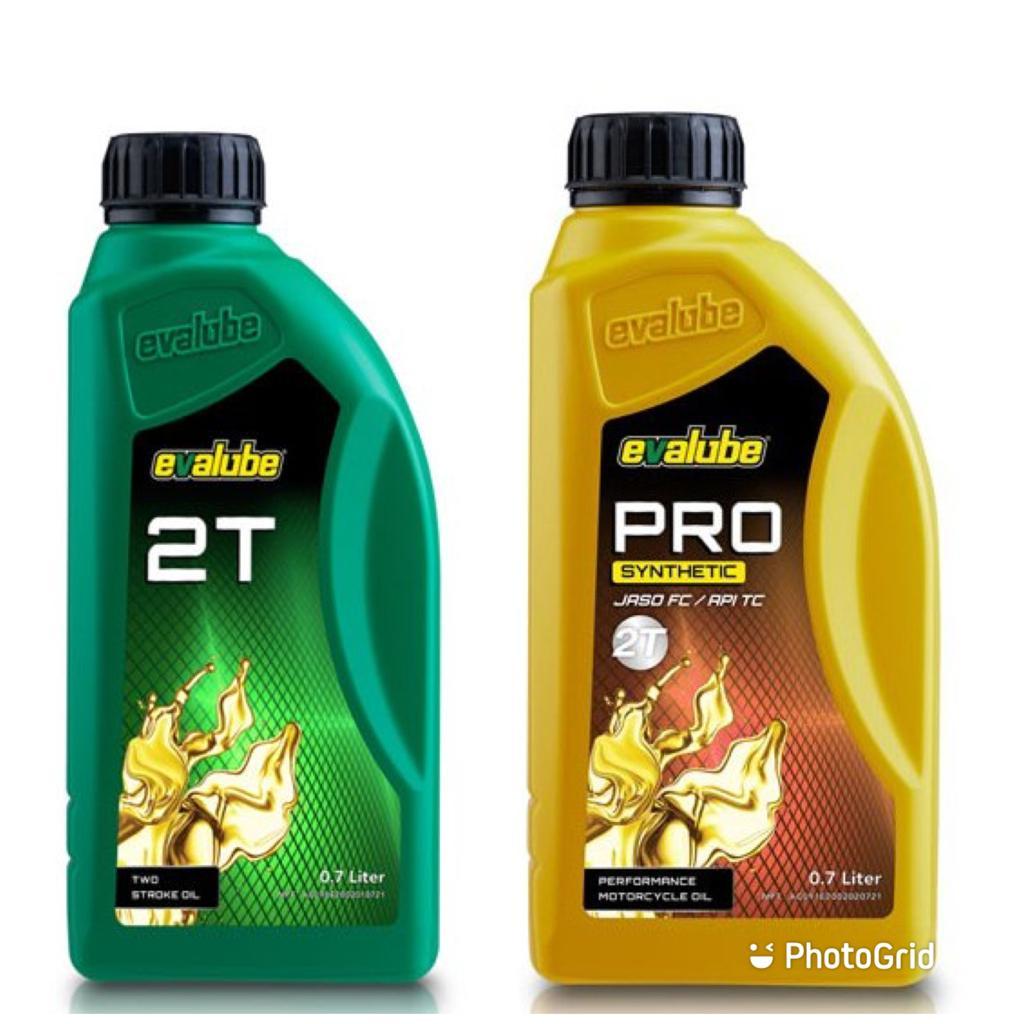 Evalube Oli Samping 700ML, Evalube 2T & Evalube 2T Pro (Dijamin Asli)