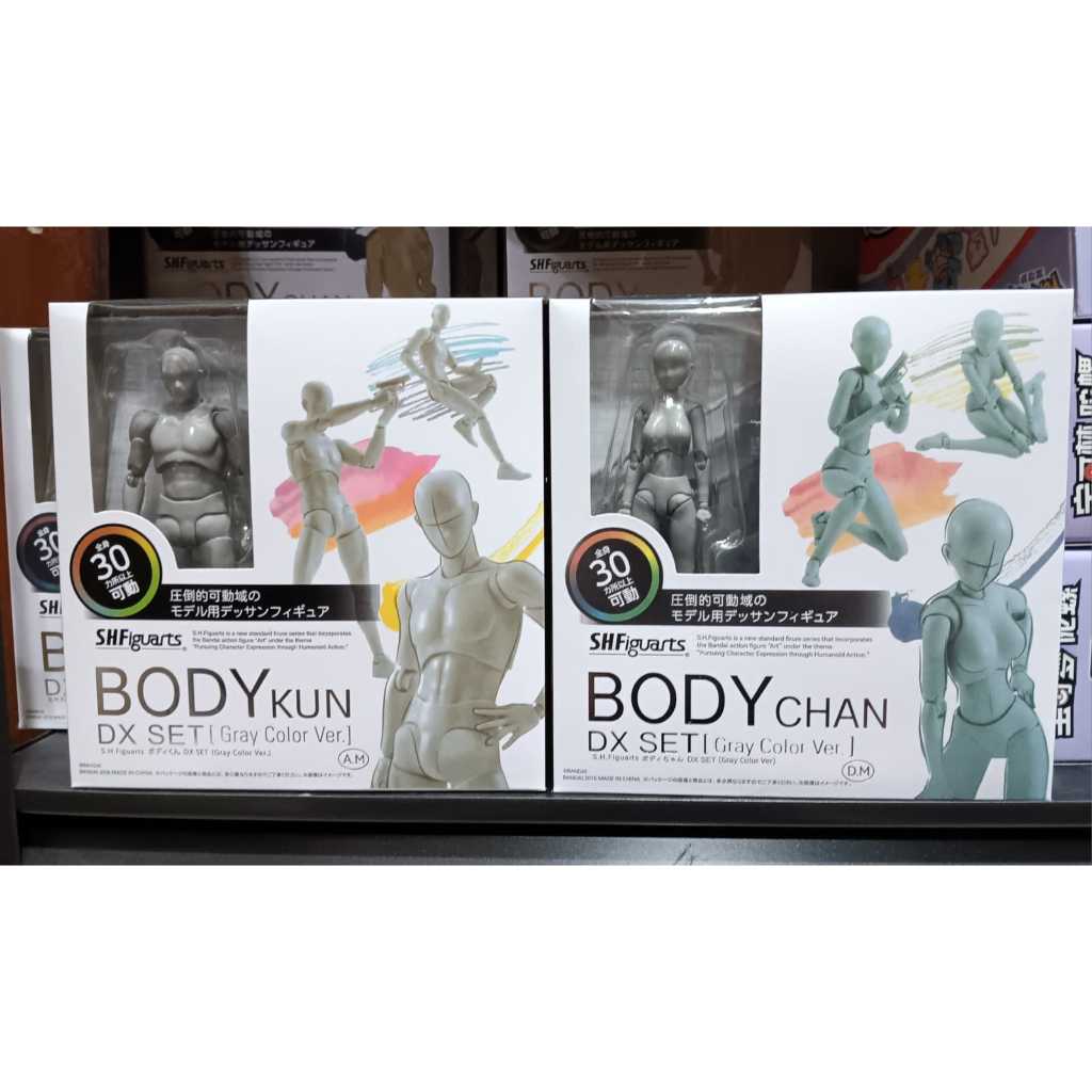 SHF BODY KUN BODY CHAN DX Set GRAY Color Ver - SHFiguarts Mannequin
