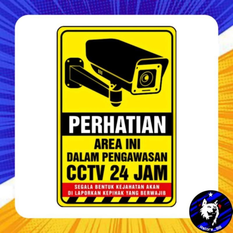 

Stiker CCTV Murah | Stiker CCTV 24 jam | Stiker Sign Kamera CCTV 24 Jam Area Pantau | Stiker CCTV Besar dan Kecil | Square | Bulat