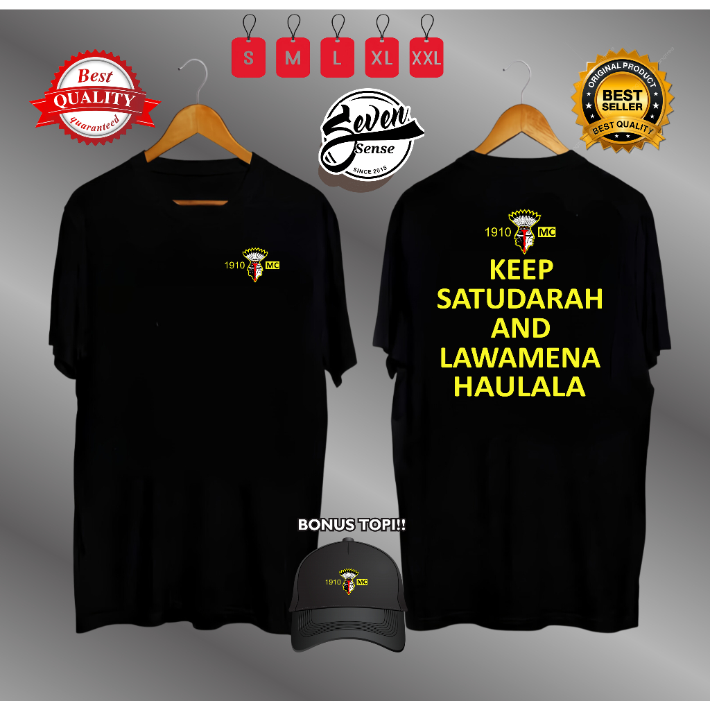 KAOS MALUKU SATU DARAH KEEP SATUDARAH AND LAWAMENA HAULALA BONUS TOPI SEVENSENSE