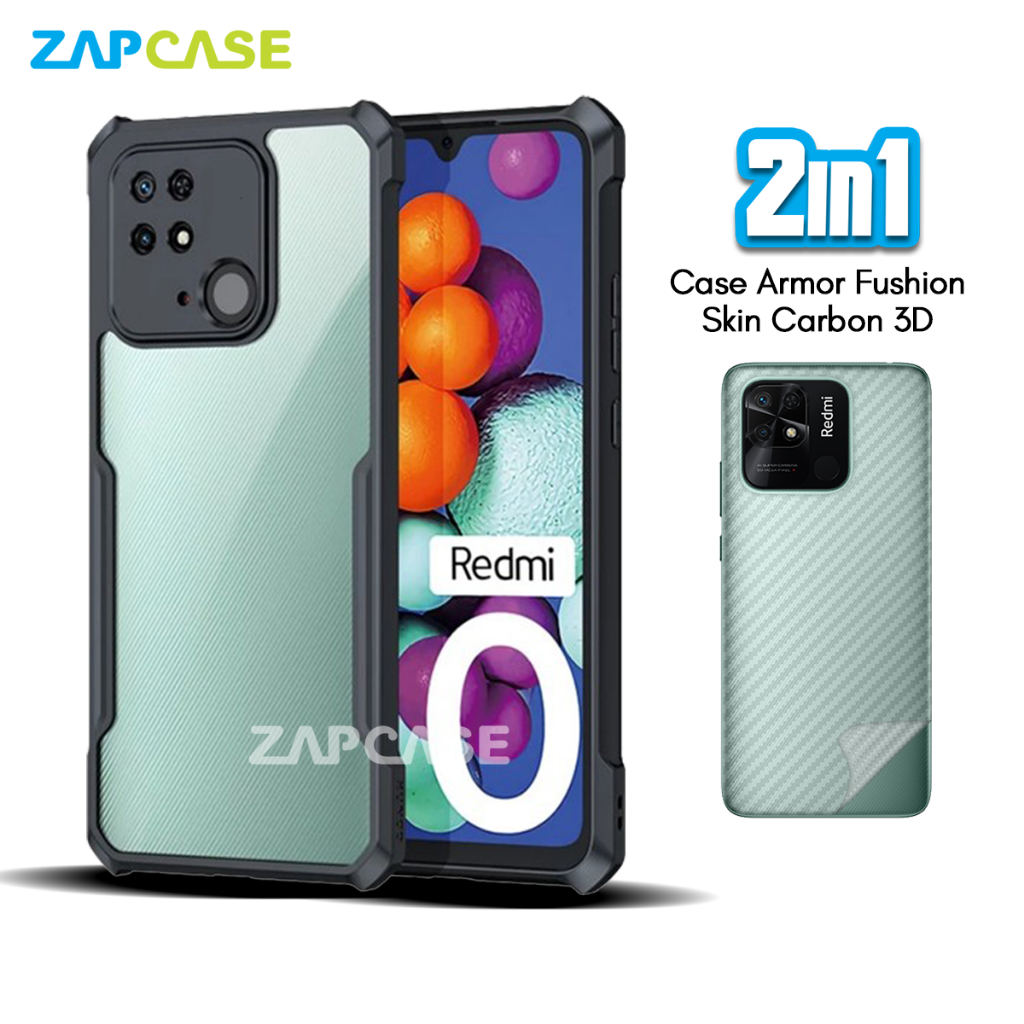 Case Xiaomi Redmi 10A Free Skin Carbon