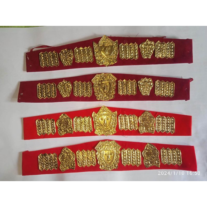 sortali batak,ikat kepala, accesories kepala medan .sepasang.