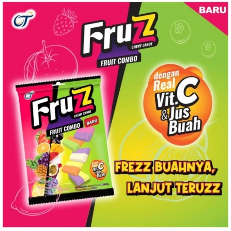 

Fruzz Chewy Candy Fruit Combo 100G