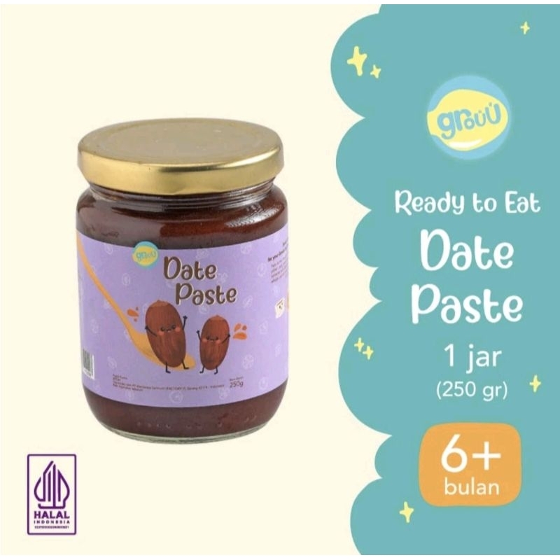 

GROUU DATE PASTE 250G | PASTA KURMA PENAMBAH NAFSU MAKAN | PASTA KURMA MURAH