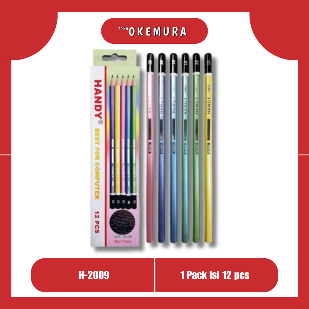 

TO Handy ART 2009 Pensil 2B Handy Pensil Alat Sekolah