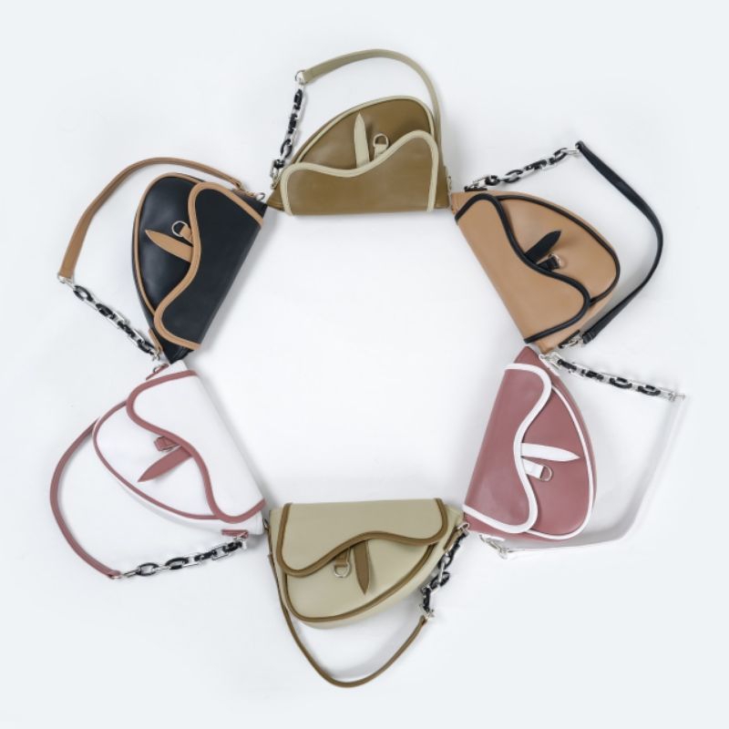 Tas Selempang Wanita Mini Kulit PU Aestetik Tas Pesta Elegan Tas Hangout cewek Tas Murah Tapi Mewah