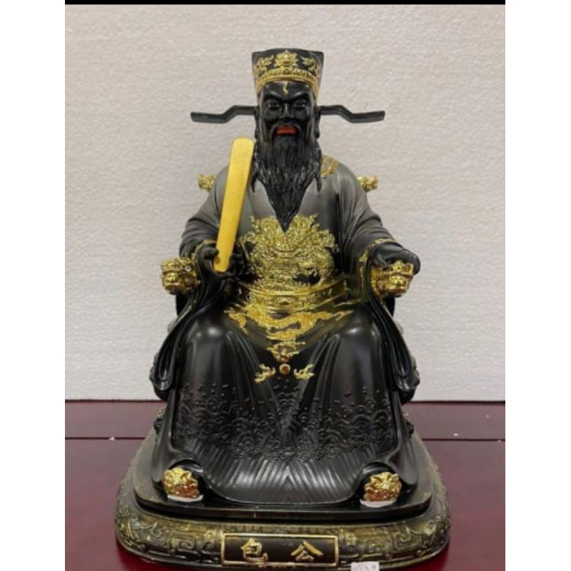 patung dewa bao kong/ pao kong /jaksa bao - 12inch- resin