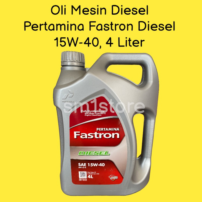 Oli Mesin Fastron Diesel 15W-40 4 Liter Pertamina Fastron Diesel