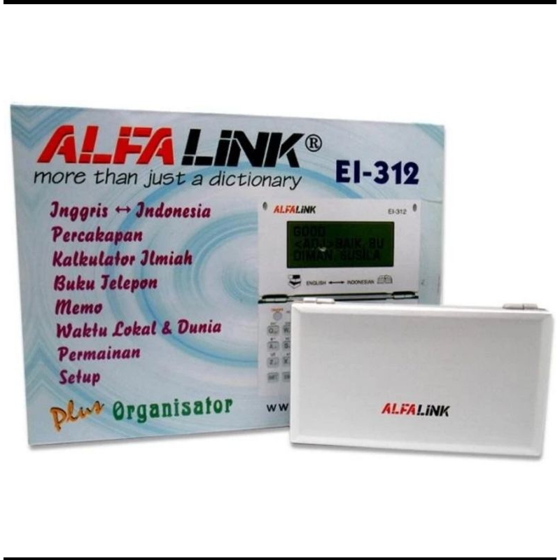 ALFALINK EI 312 KAMUS BAHASA INGGRIS INDONESIA GARANSI RESMI