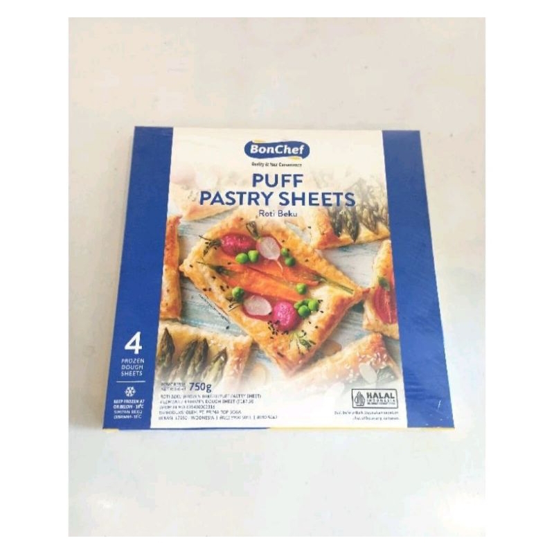 

Bonchef Puff Pastry Sheet 750gr / Kreasi Buat Croffle Dari Puff Pastry