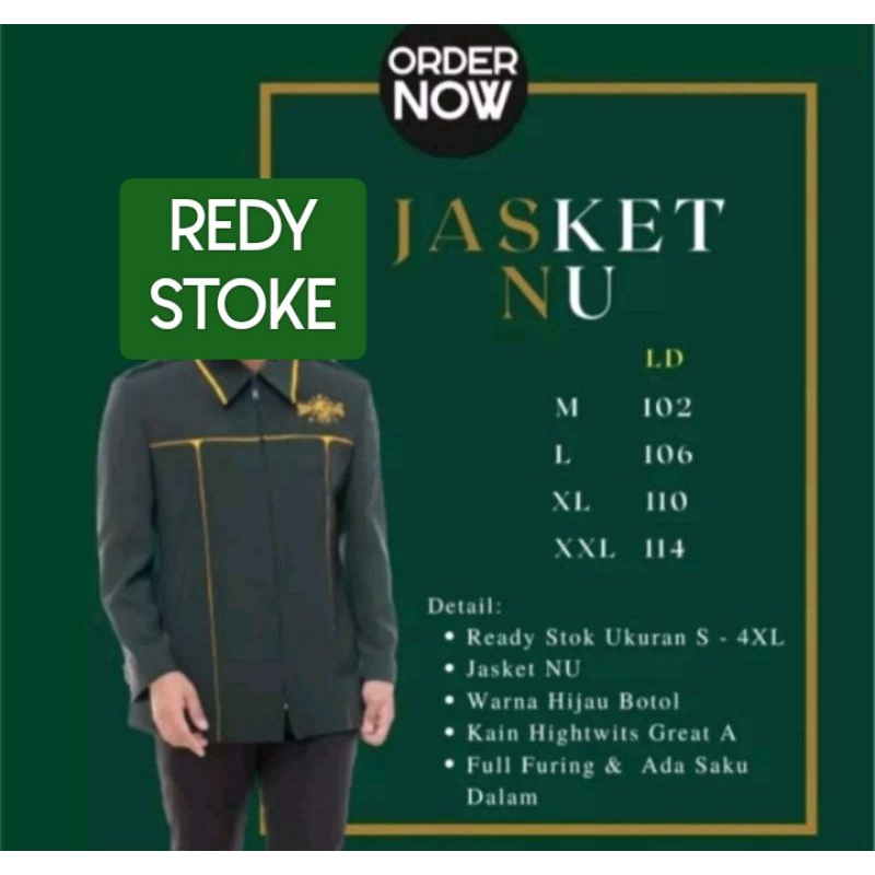 JASKET  PREMIUM QUALITY LENGKAP DENGAN BORDIR NU/REQUEST BORDIR JUGA BISA