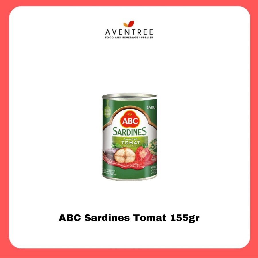 

ABC Sardines Sarden Saus Tomat Saus Cabai 155gram