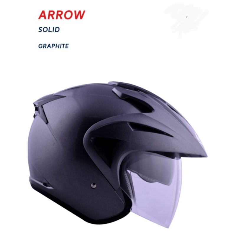 Helm Hiu Arrow Solid