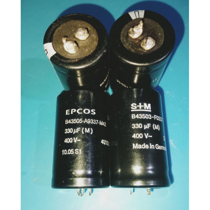 elco 400v 330uf T 5cm D 3cm original bekas cabutan