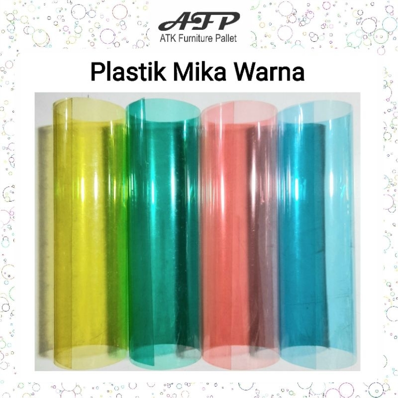 Plastik Mika Warna Tebal Jilid Folio F4