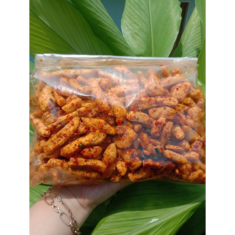 

Basreng Pedas Daun jeruk Basreng Kering Original Pedas Manis 1kg