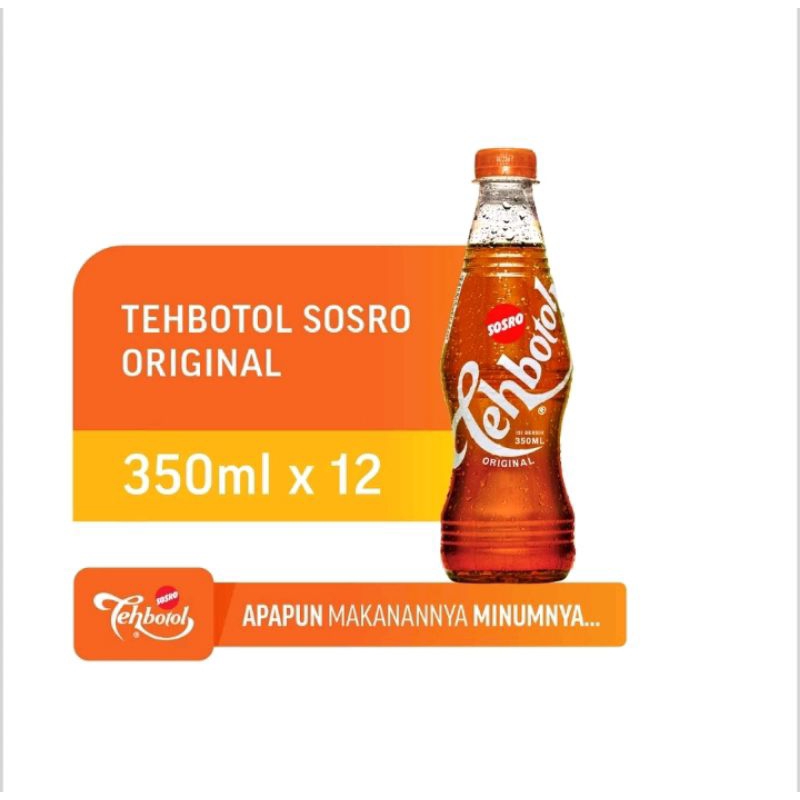 

Teh Botol Sosro PET 350ml isi 12 botol - Kemasan Botol Pelastik