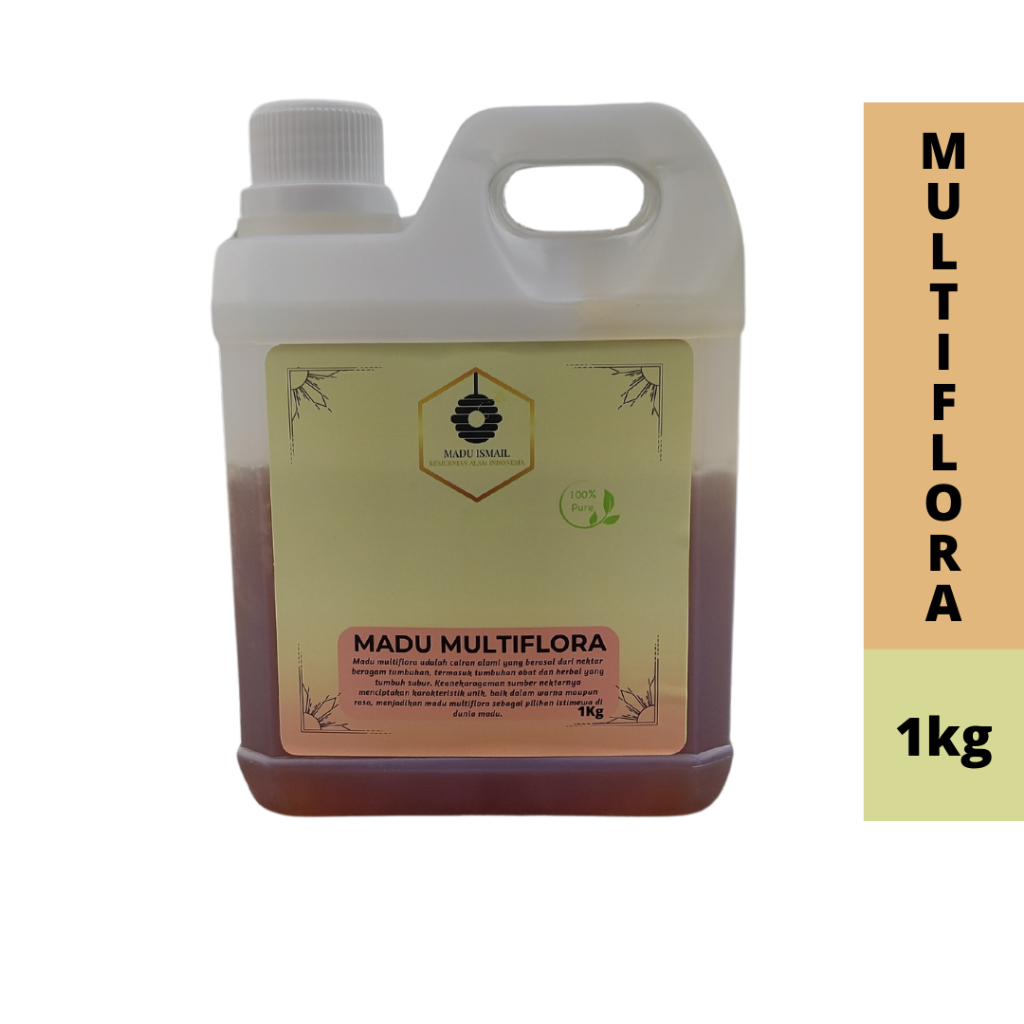 

Madu Ismail - Madu Multiflora 1kg / Madu Murni Nektar Multiflora 1000gr