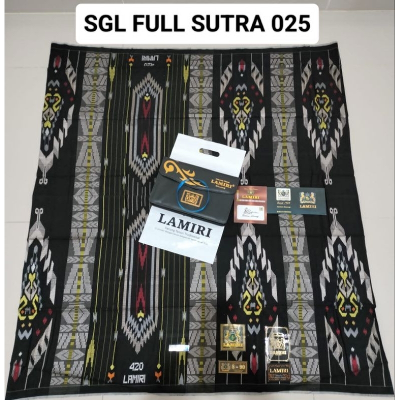 COD / SARUNG LAMIRI 420 TYPE SGL FULL SUTRA ori by LAMIRI (SY)