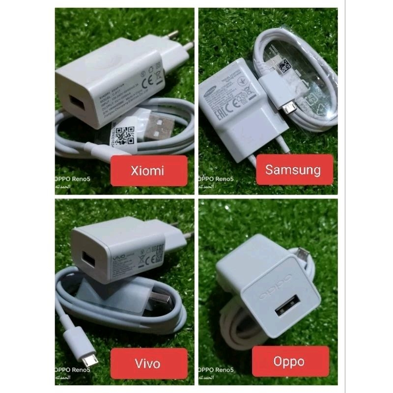 Charger/Ces ORI Copotan Second HP Opo Vivo S4m5un9 Xiomi 1Amper 5W Type Micro USB