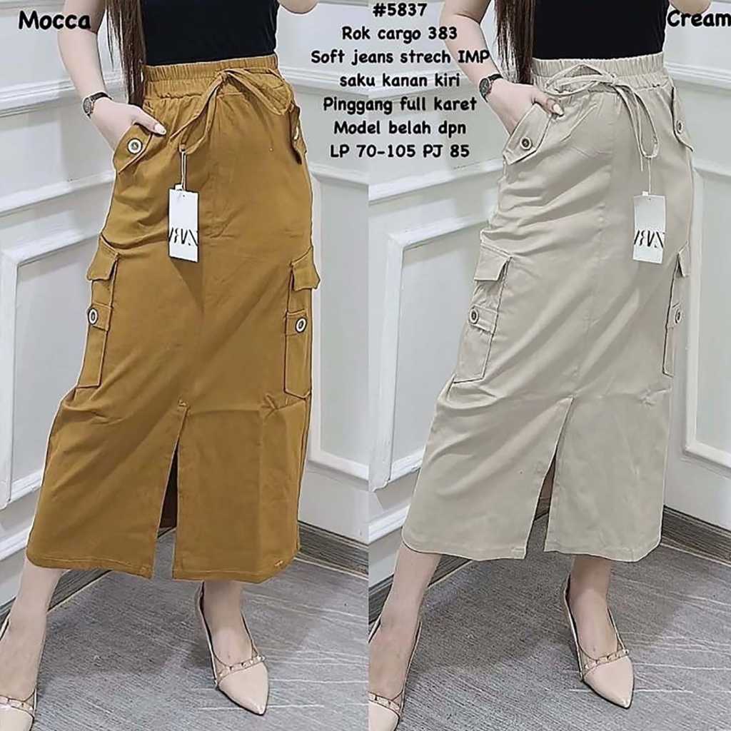 Cargo Rok Twill Strecth Span Skirt Belah - Cheza Cargo Skirt #4