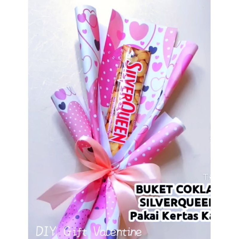 Bucket Coklat Silverqueen Valentine Ekonomis