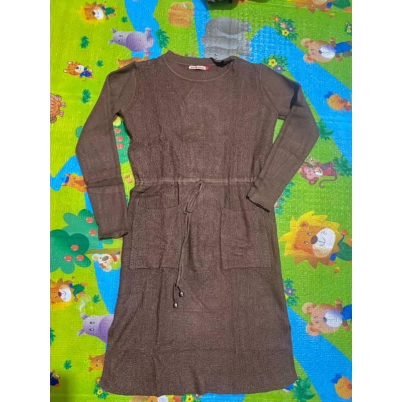 preloved tunik rajut novel mice