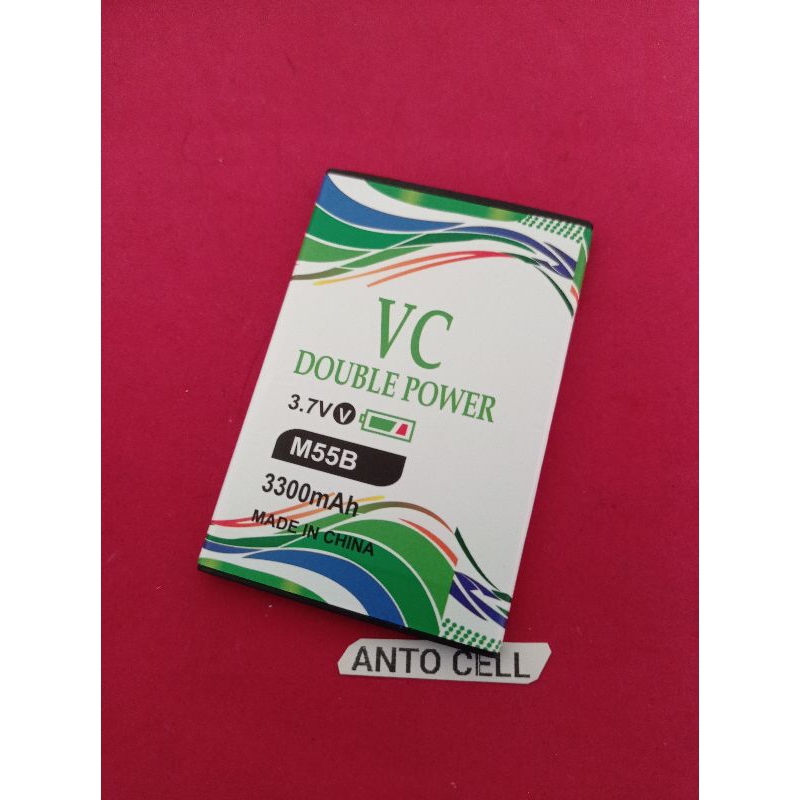 Baterai battery Evercoss M55B batre hp Evercoss M 55 B double power VC