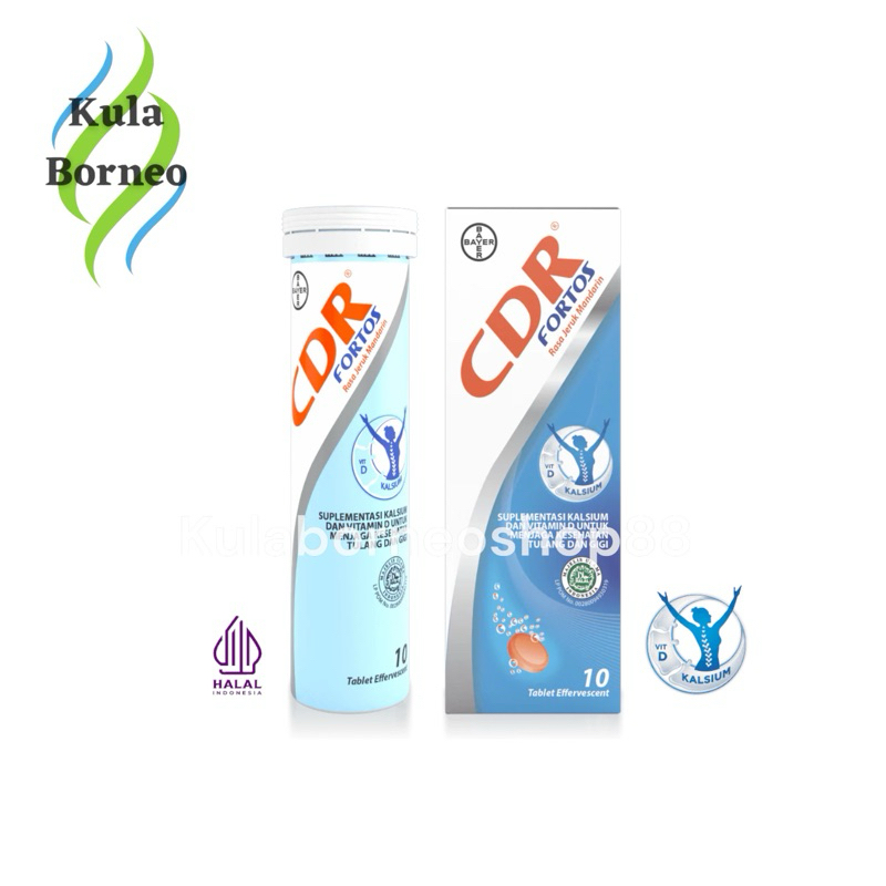 CDR FORTOS SUPLEMEN KALSIUM 10 TABLET