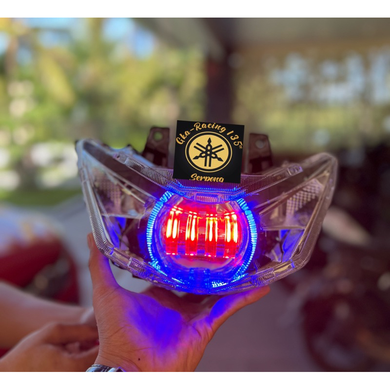 REFLEKTOR LAMPU DEPAN HONDA BEAT LED BEAT DELUXE BEAT STREET LED 2021 CUSTOM LED BILED