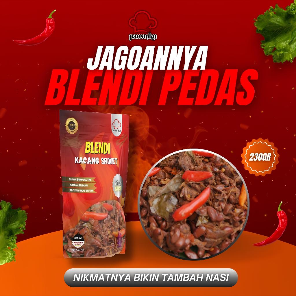 

Blendi Kacang Sriwet Kering Khas Blitar 230gr