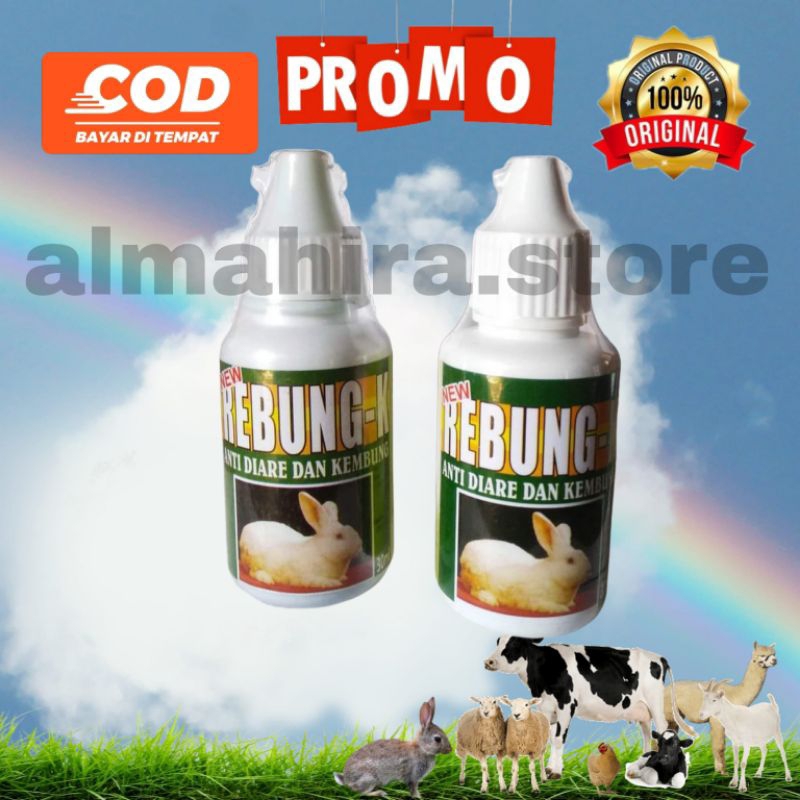 REBUNG K 30 ML OBAT DIARE DAN KEMBUNG PADA KELINCI