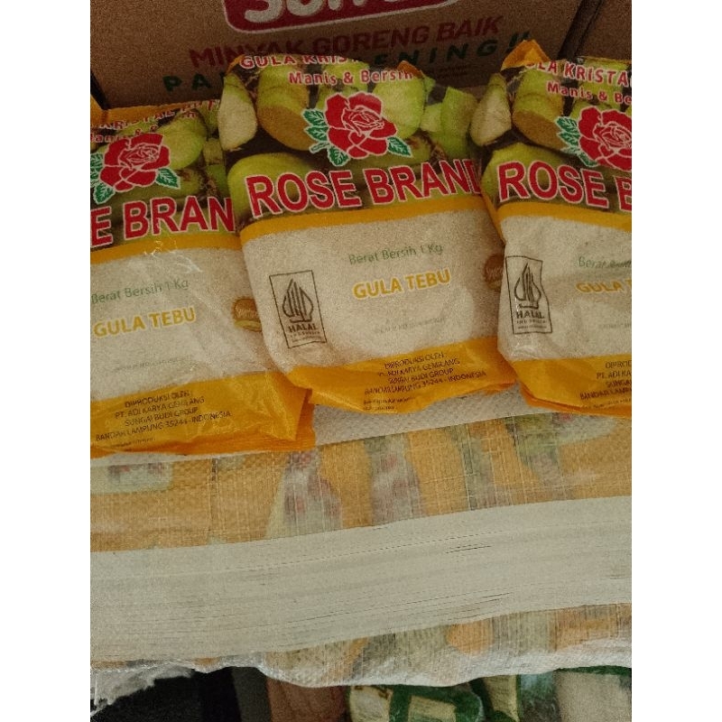 

Gula Rosebrand kuning 1kg ( isi 8 )