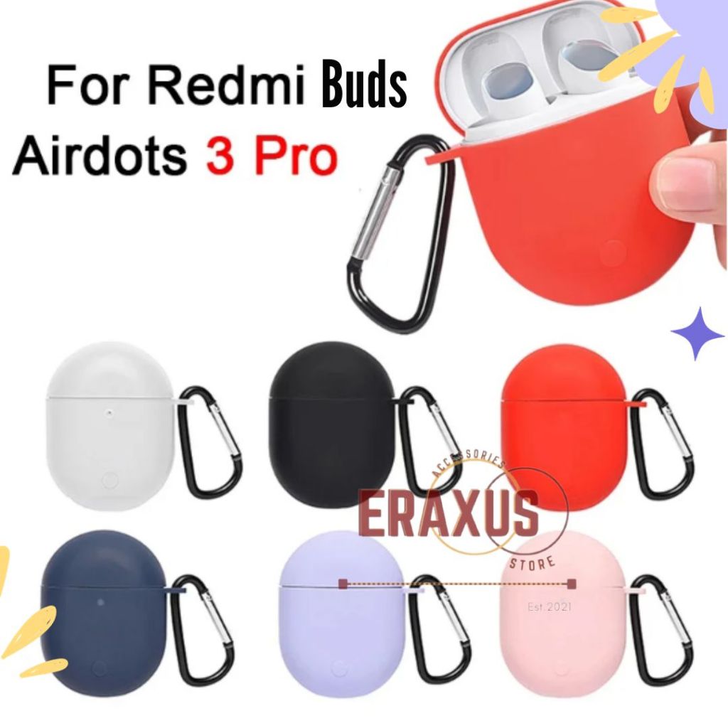 Eraxus Soft Case Xiaomi Redmi Buds 3 Pro / Redmi Airdots 3 Pro / Poco Buds Pro Casing Silicone Prote