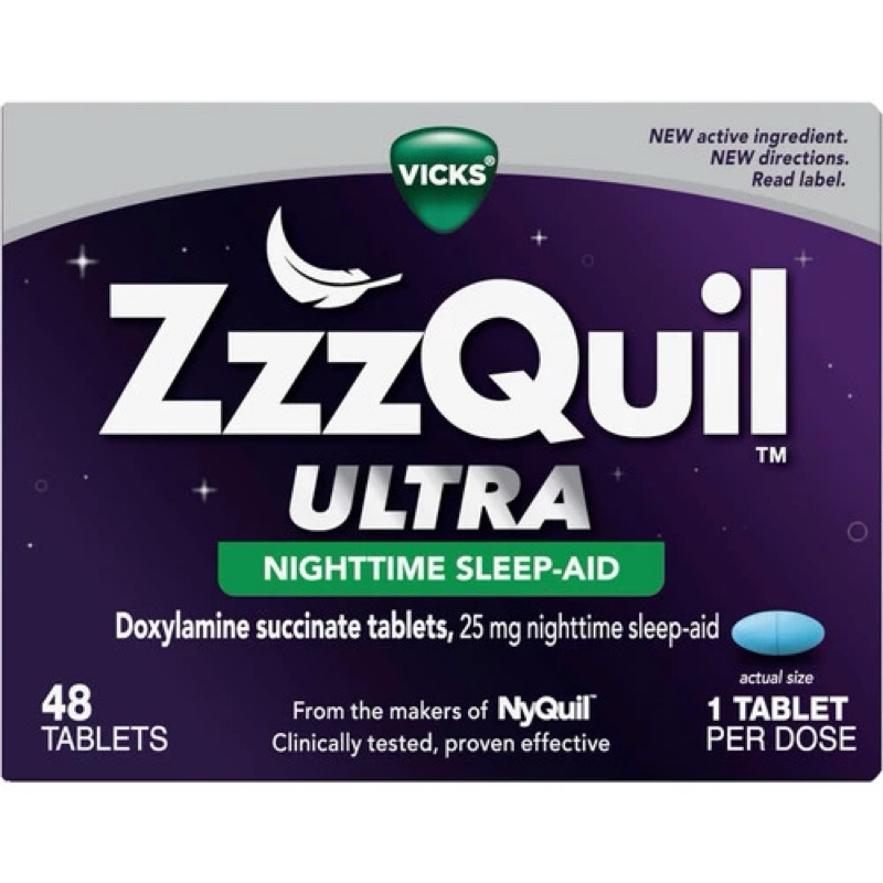 Zzzquil Ultra Nighttime Sleep Aid Liquid Caps 48 Gummy