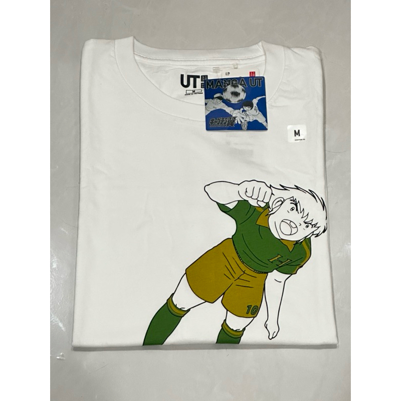 Kaos Uniqlo UT x Manga Captain Tsubasa Size M (BNWT) Tag Lengkap Original 100%