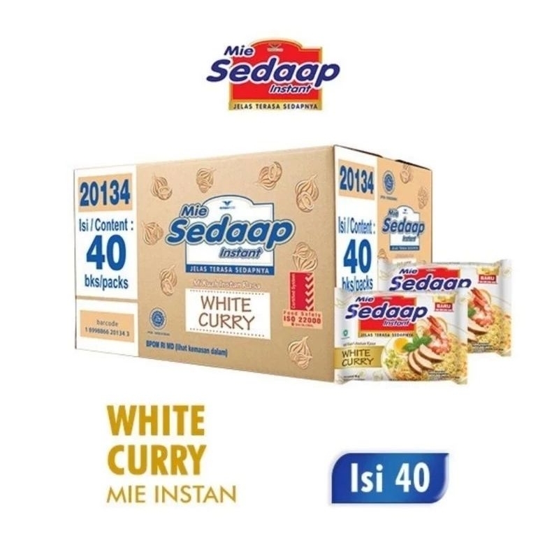

1 Dus Mie Sedaap white Curry Isi 40 Pcs