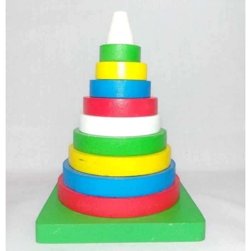 Ape TK paud Menara Kerucut Mainan Edukatif