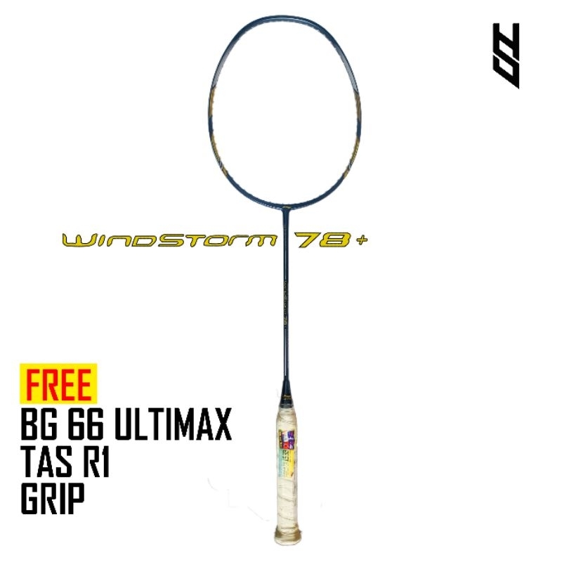 Raket Badminton LINING WINDSTORM 78+Plus Orginal