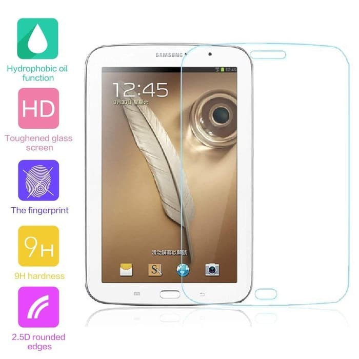 SAMSUNG GALAXY TAB NOTE 8.0 2013 N5100 N5120 GT-N5100 Tempered Glass Screen Protector Clear Tablet