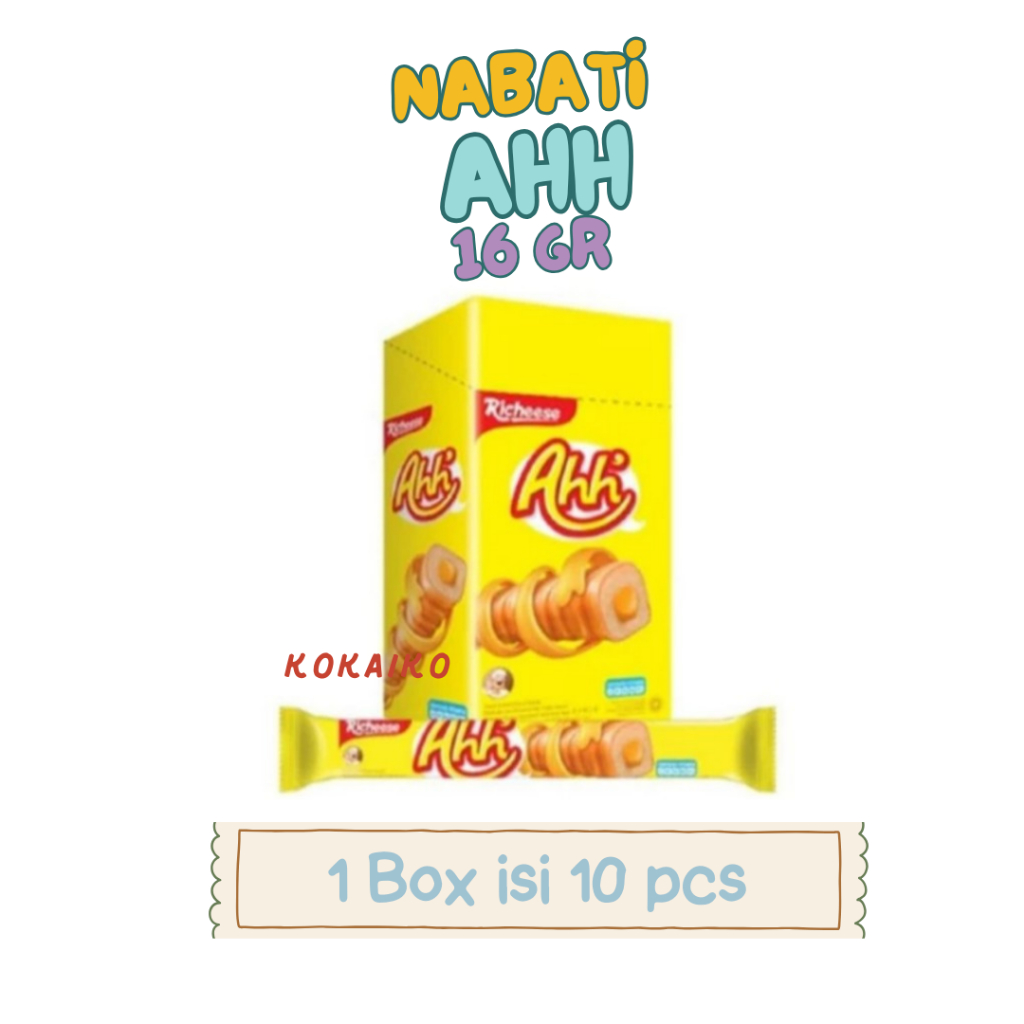 

Nabati Ahh 1 Box isi 10 pcs @9gram