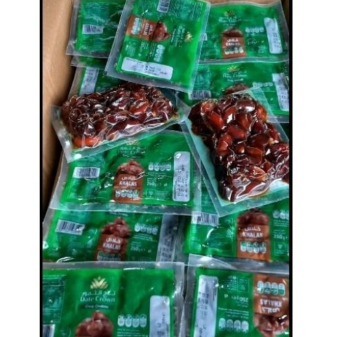

Kurma khalas thermo / date crown khalas vakum kemasan 250gr
