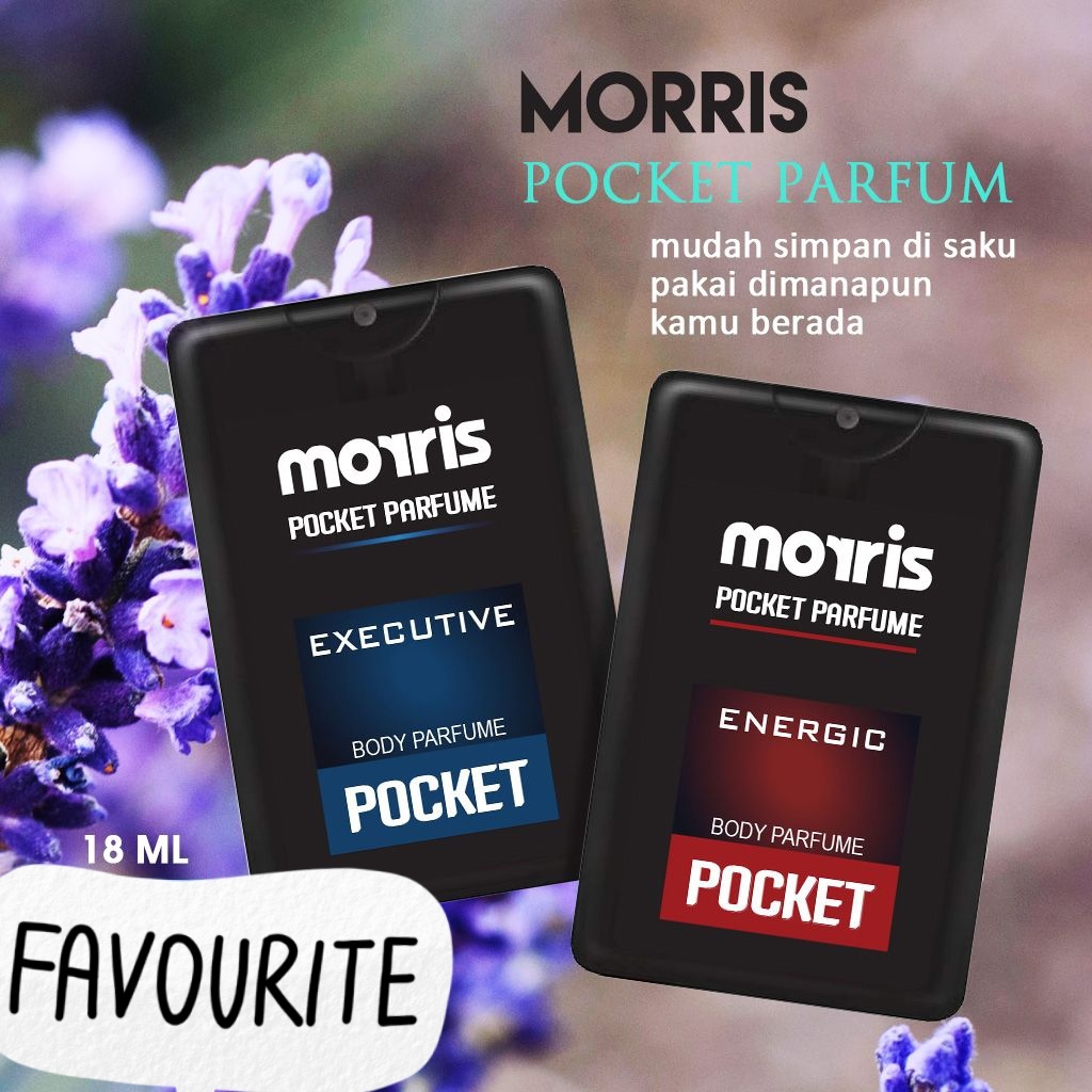 Morris Parfum Cowok Pocket / Parfum Saku Edition 18ml - Executive