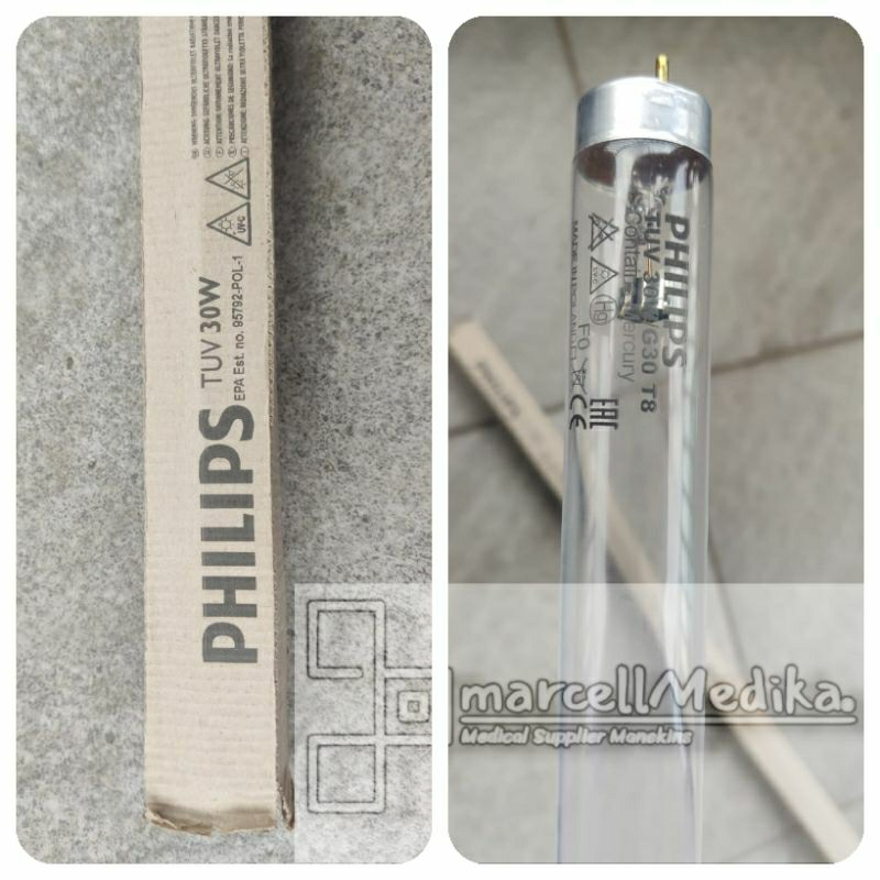 BOHLAM LAMPU PHILIPS UV ULTRAVIOLET BLUE LIGHT 30 WATT