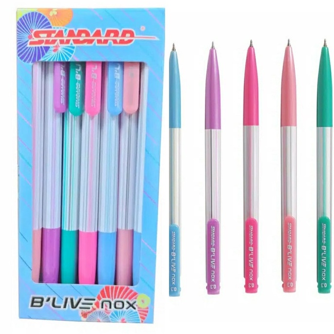 

Laris 1 PACK GEL PEN STANDARD BLIVE NOX 3 HITAM PULPEN STANDARD BLIVE NOX WPQ